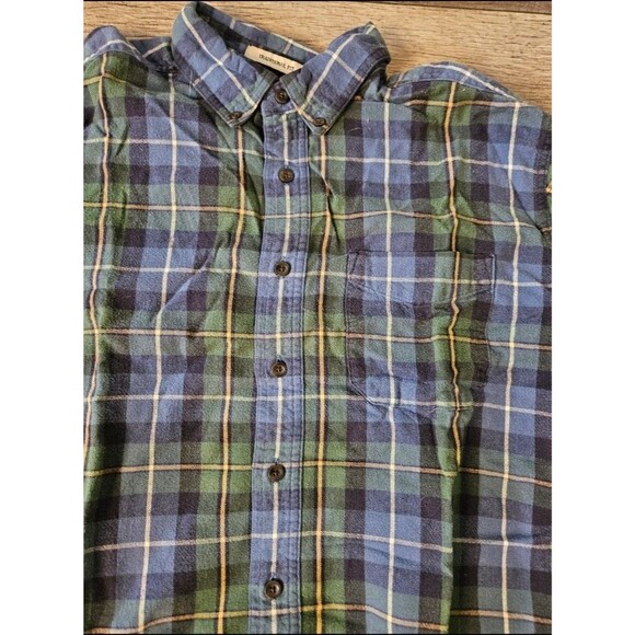 L.L. Bean Flannel Vintage Plaid Scotch Shirt Large - Picture 5 of 8